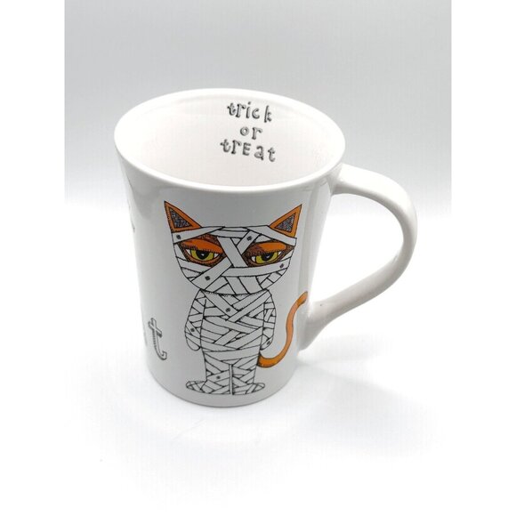 Halloween Trick or Treat Ursula‎ Dodge Signature Housewares Kitty Coffee Mug Cup - Picture 4 of 6